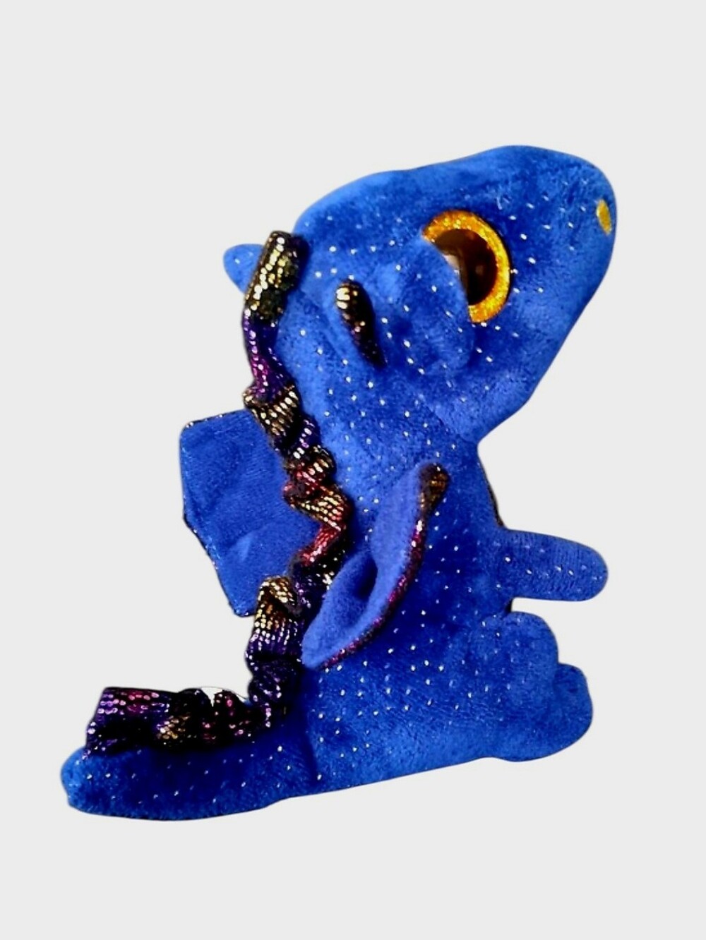 Ty Saffire The Blue Dragon Plush Stuffed Animal Toy